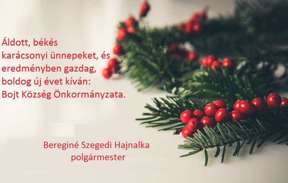 Kellemes Karácsonyi Ünnepeket és Boldog Új Évet